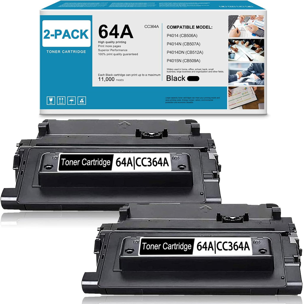 Black 2 Pack High Yield Toner Cartridge Q89541