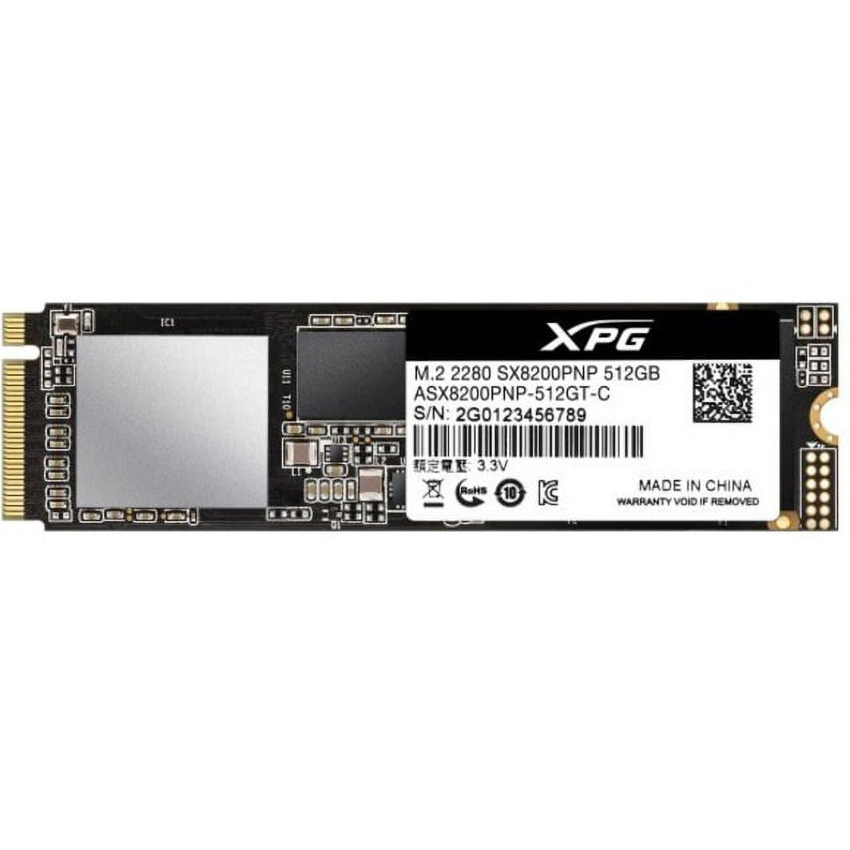 512GB M.2 NVMe PCIe Gen3x4 Internal Solid State Drive K525