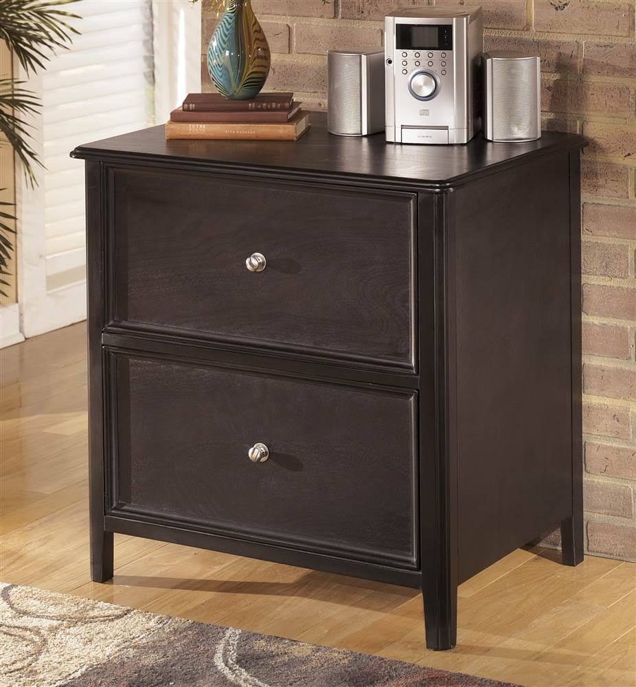 Almost Black Lateral File Cabinet X455