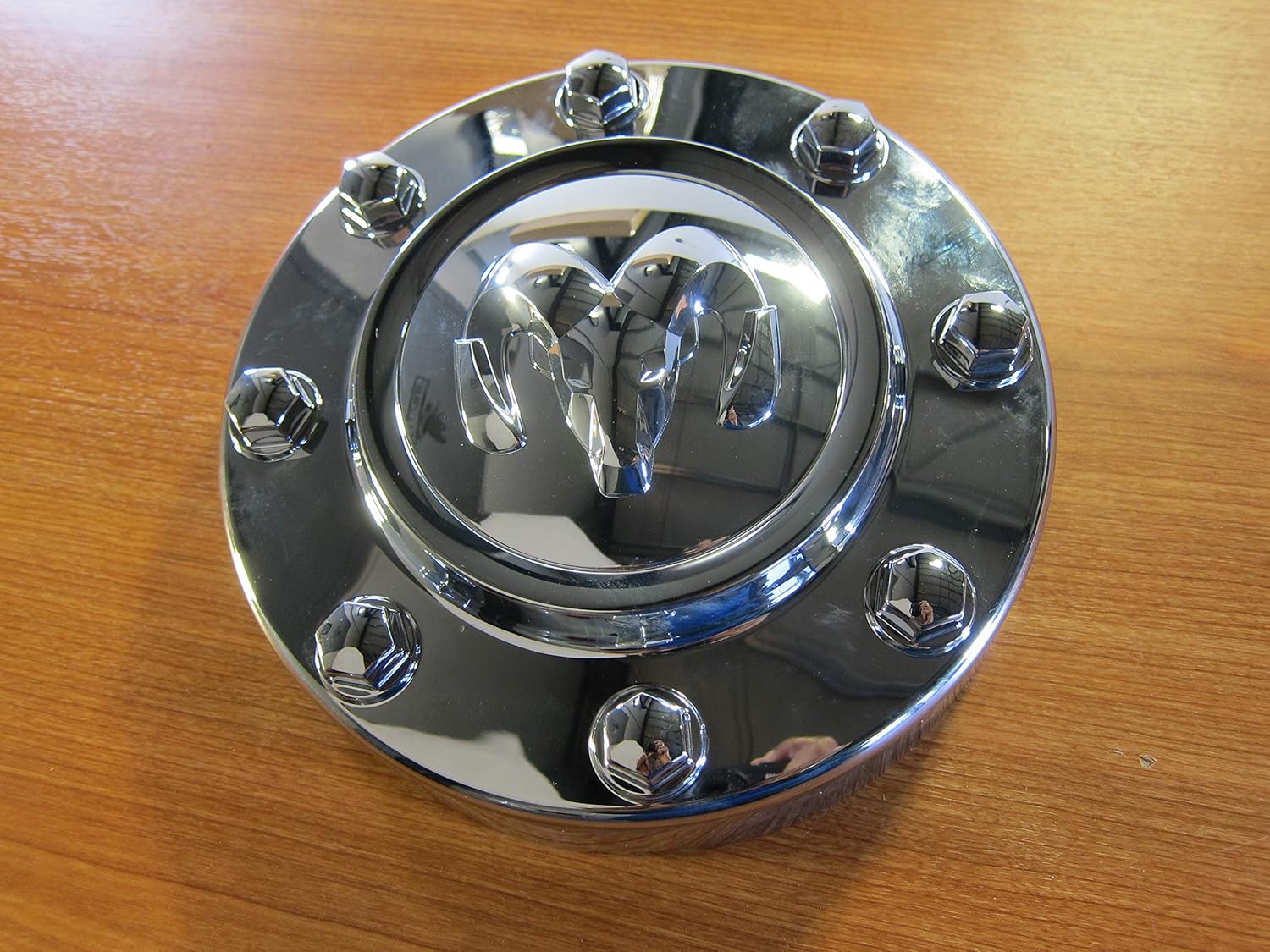 Chrome Front Center Hub Cap Wheel Cover W1242