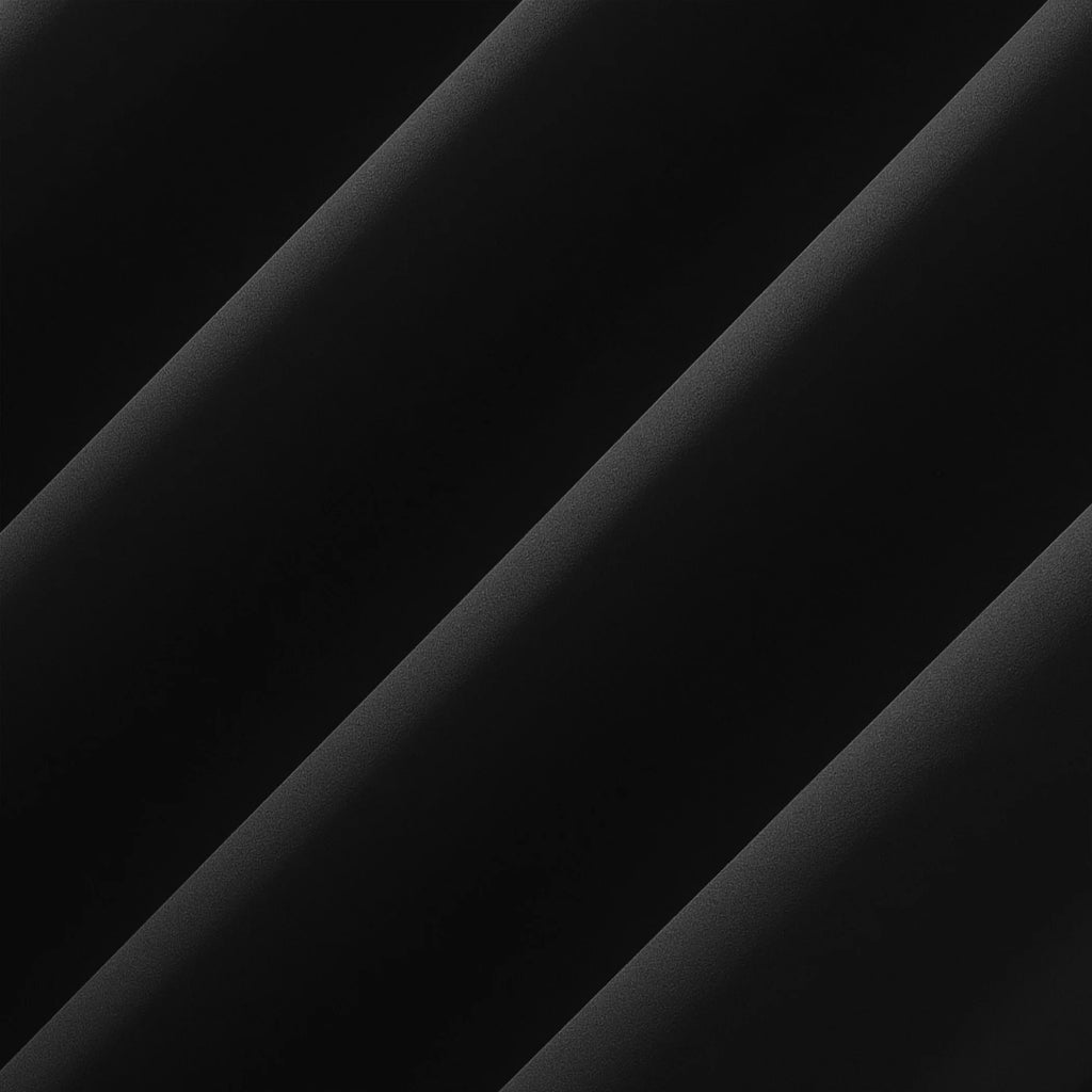 100% Blackout Suction Cup Curtain Panel, 50"x78", Black A7618