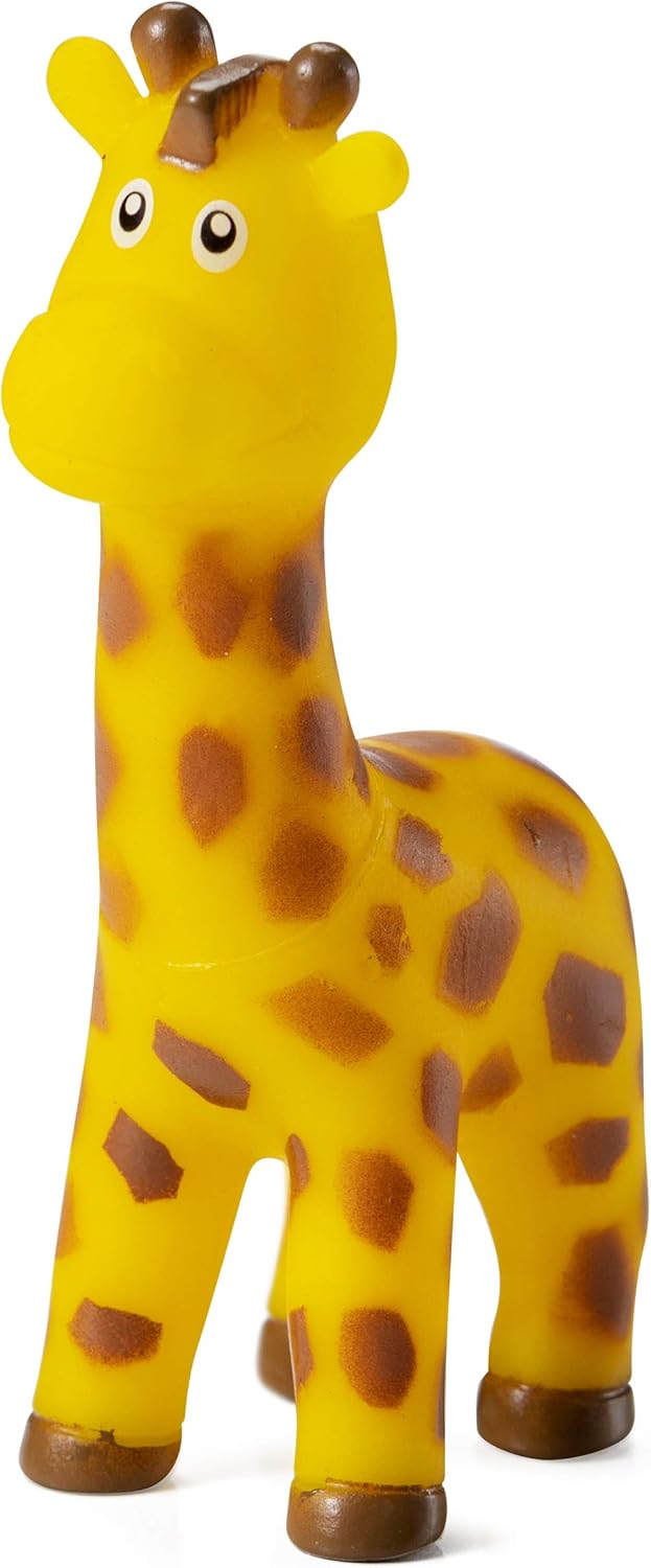 12 Pack Vinyl Safari Jungle Animals Bath Tub Toy F742