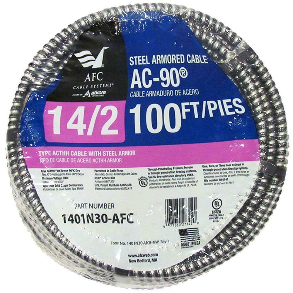 Armored Cable 100 ft. 14-2 J9636