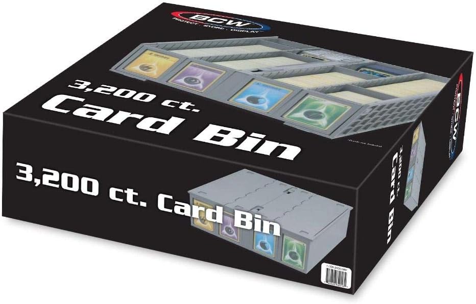 Gray Collectible Card Bin W38455