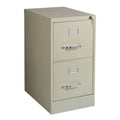 22x22D 2-Drawer Vertical File Cabinet, Putty E4601