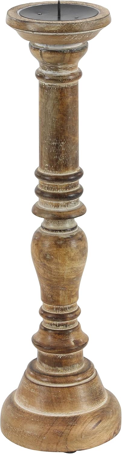 Wooden Candle Stand, Set of 3 Pack of 2 P990282