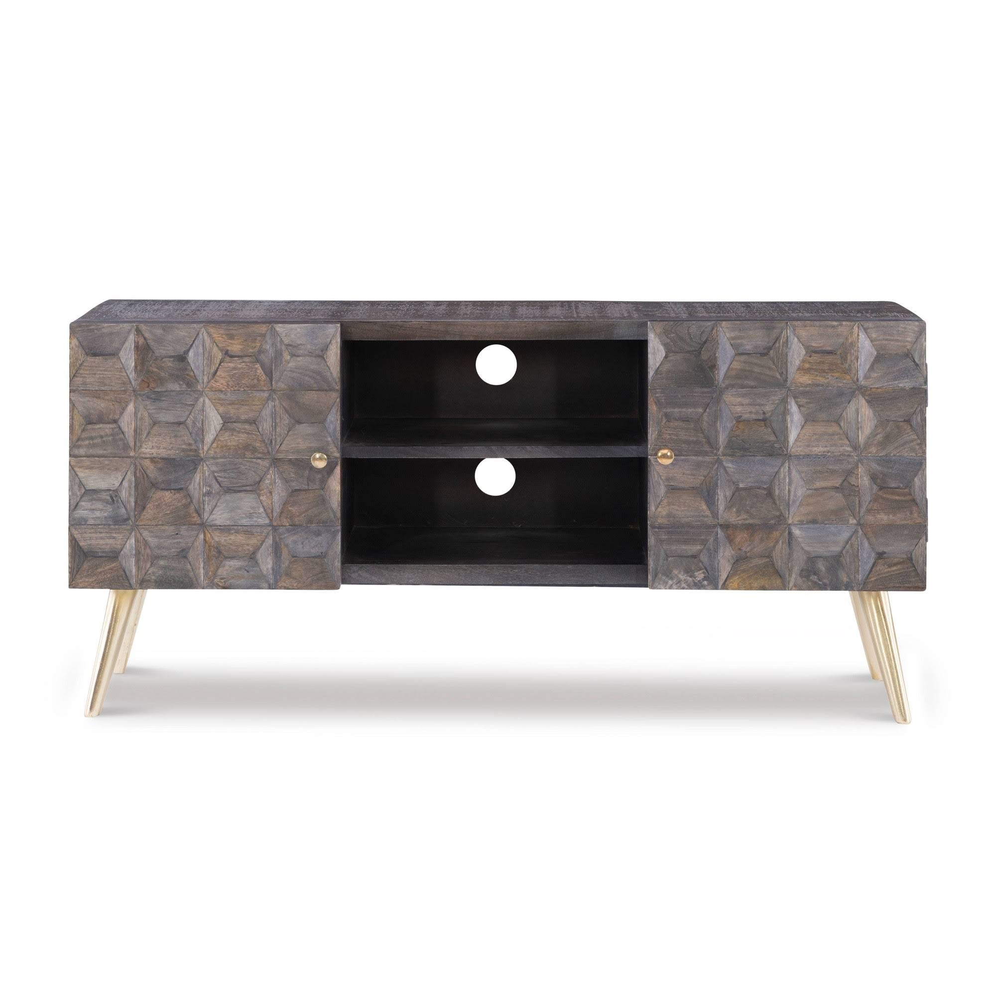 Brown Media Cabinet W635