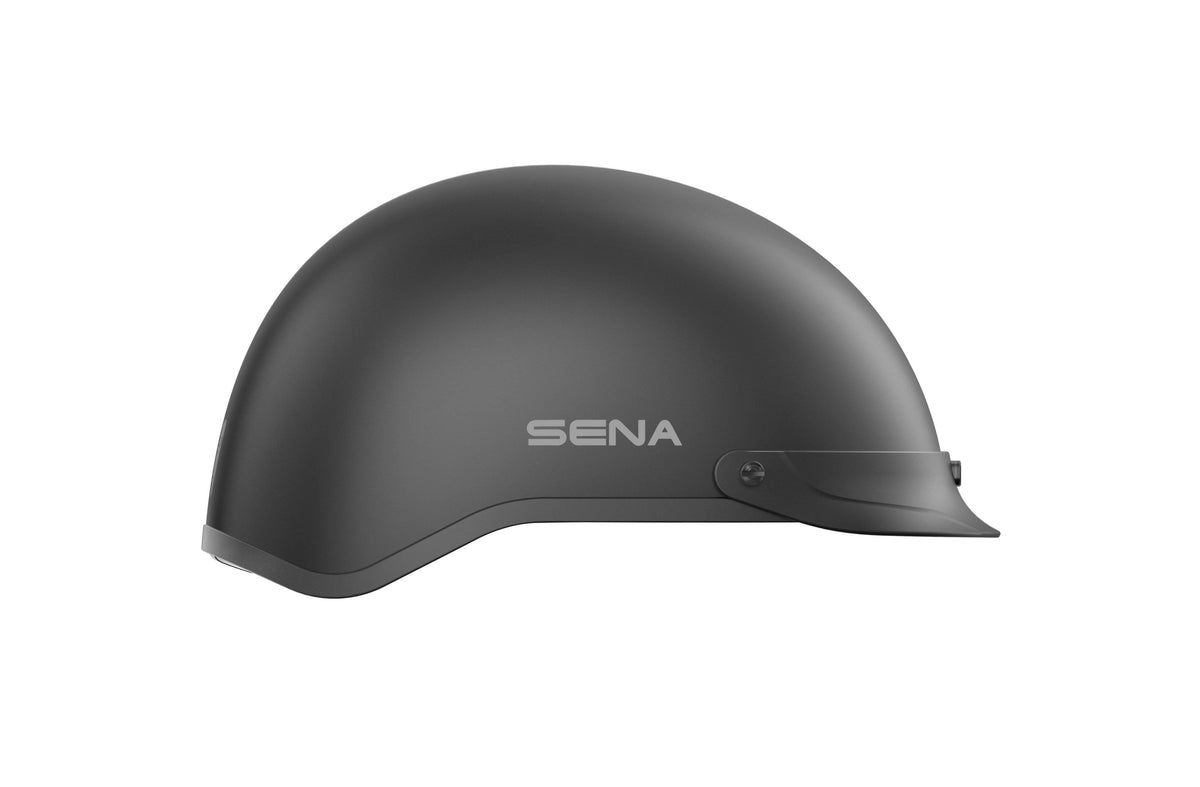 Matte Black Bluetooth Half Helmet C835