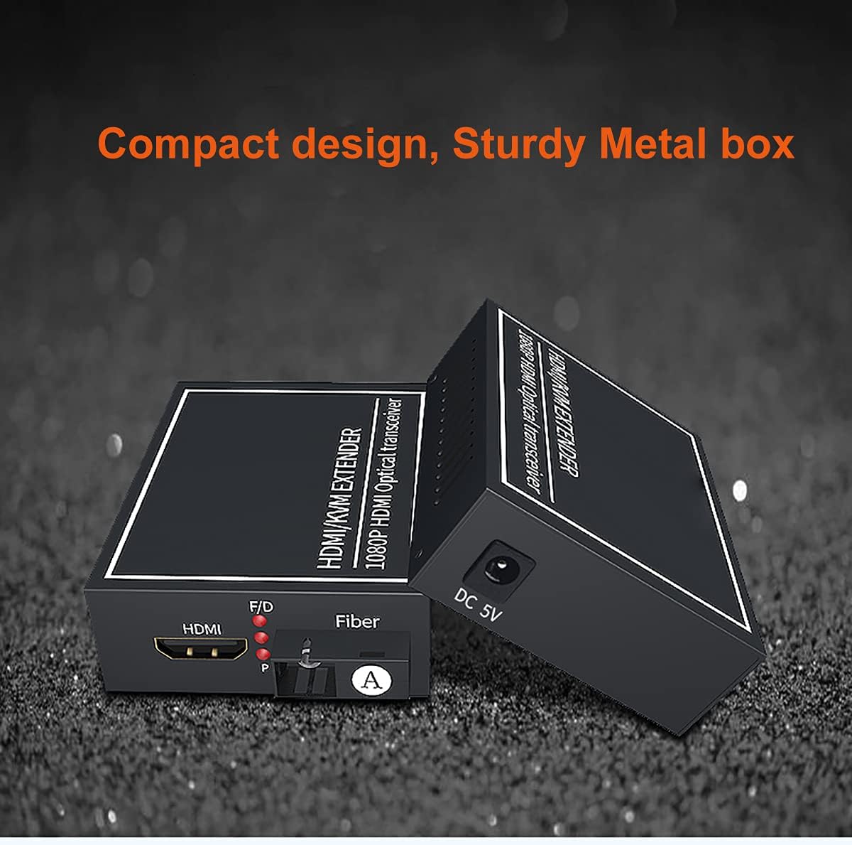 HDMI Extender Over Fiber Optic Cable, 1080P, 1 Transmitter and 1 Receiver X436343