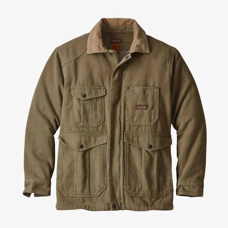 Men's Hemp Canvas Barn Coat - Brown E272163