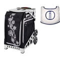 Silver Shimmer Sport Bag with White Frame L580