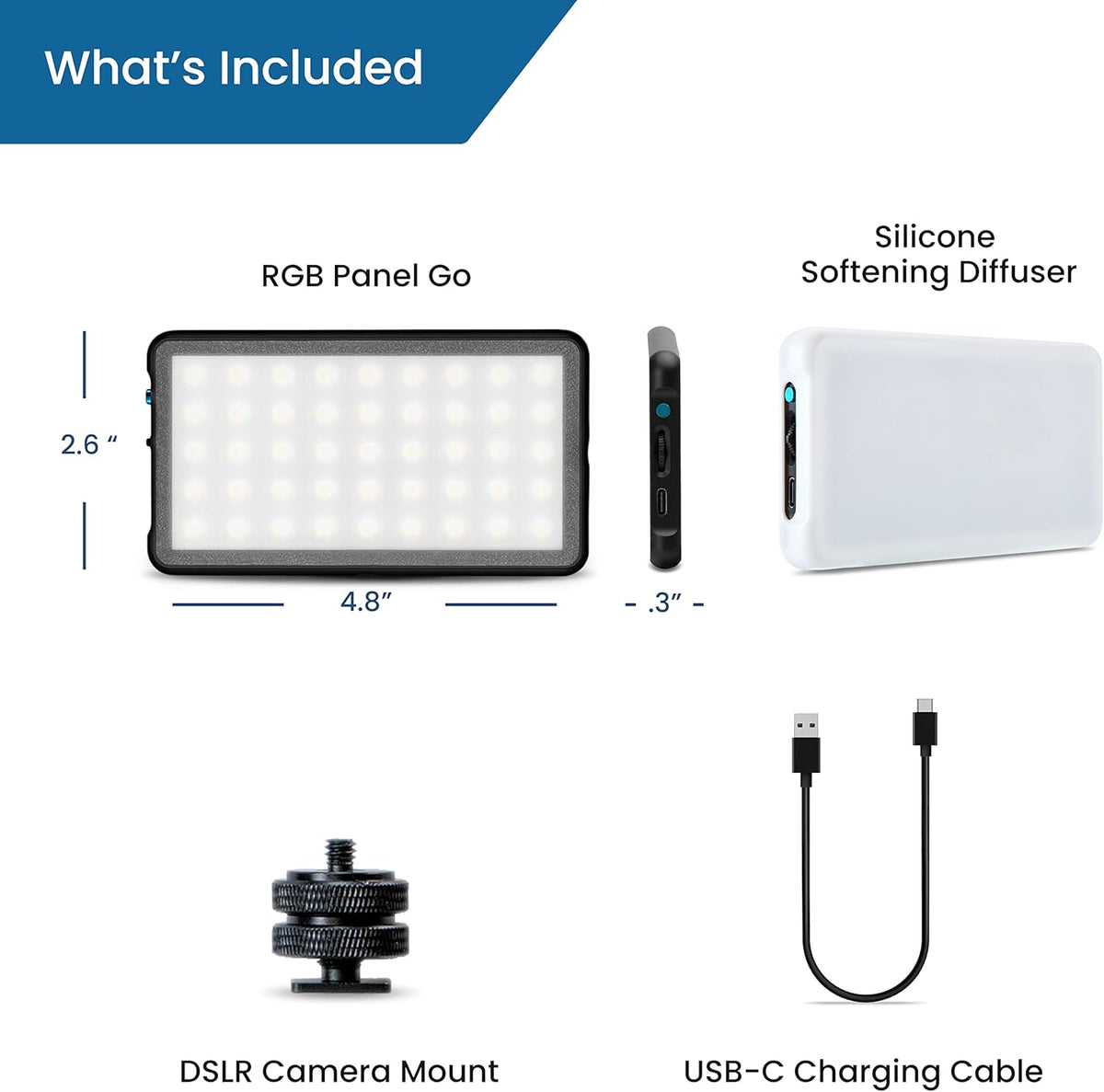 RGB Panel GO Full Color Camera Light B9601