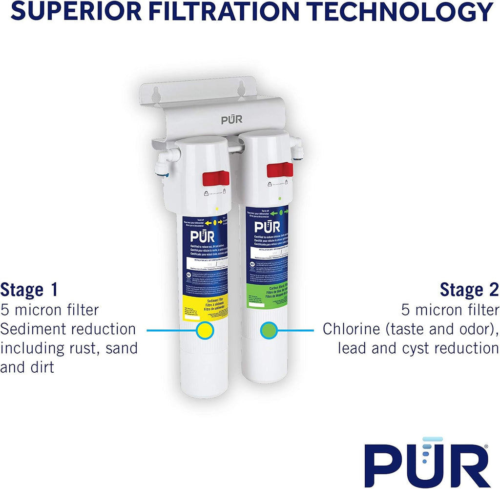 White DualStage H2O Filtration System O1462