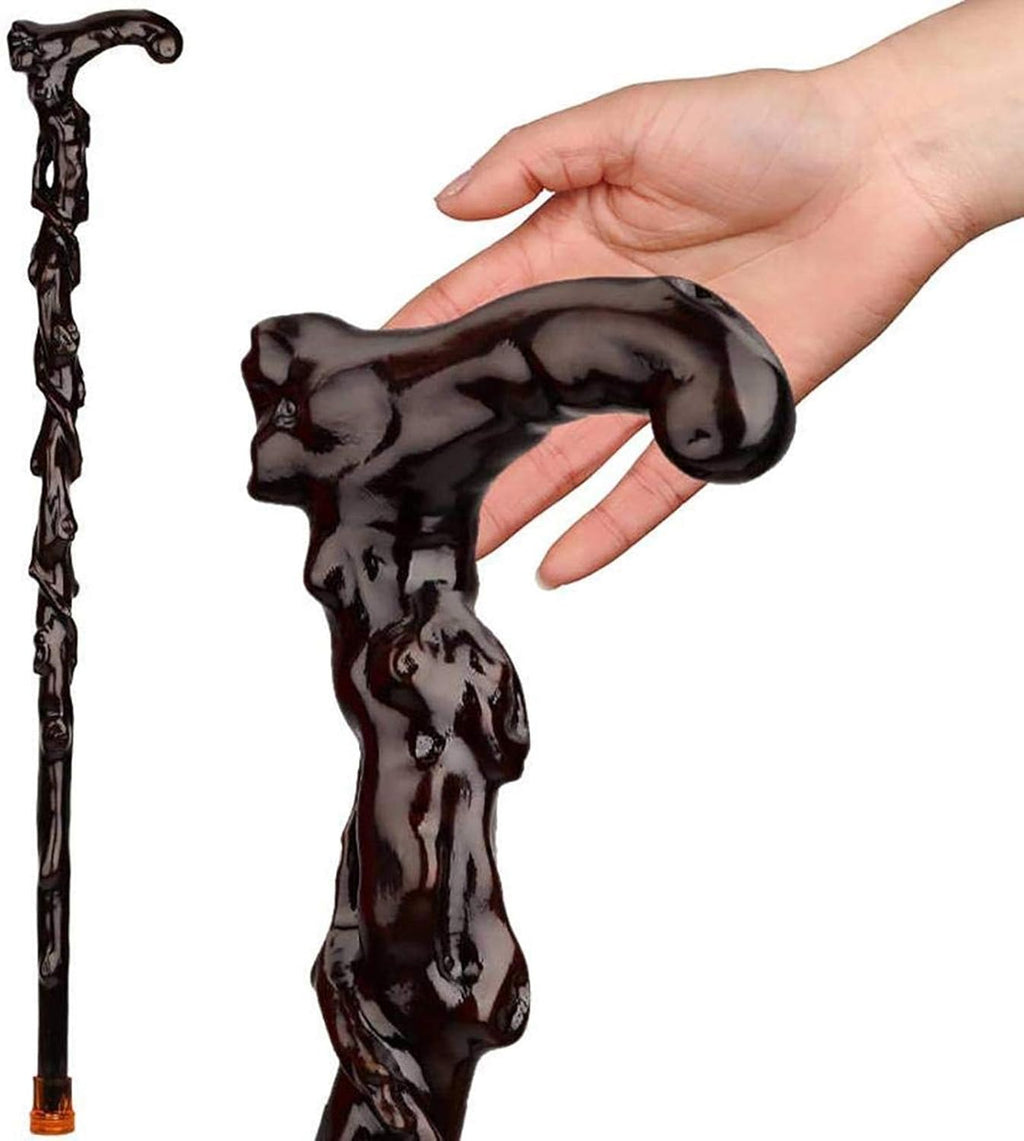 Wood Carved Walking Cane I915536