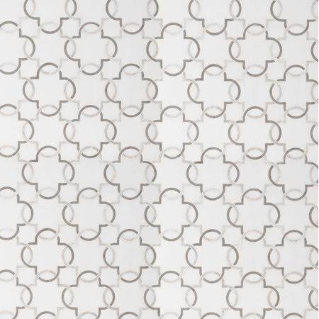 Polished Marble Mesh-Mounted Mosaic Tile Z1578