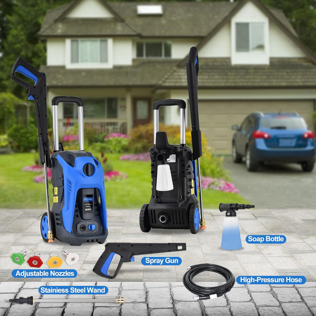3500 PSI 2.6 GPM Electric Pressure Washer with Foam Cannon and Hose Reel V684265