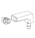 Black Stainless Pivotal Spout Assembly A62481