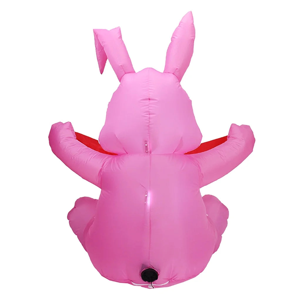 1.5m Inflatable Easter Bunny LED Night Light Outdoor Decorations S14814