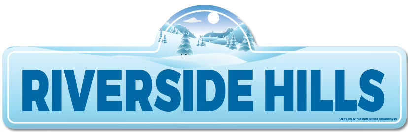 Skiing Skier Snowboarder Décor Sign H865157