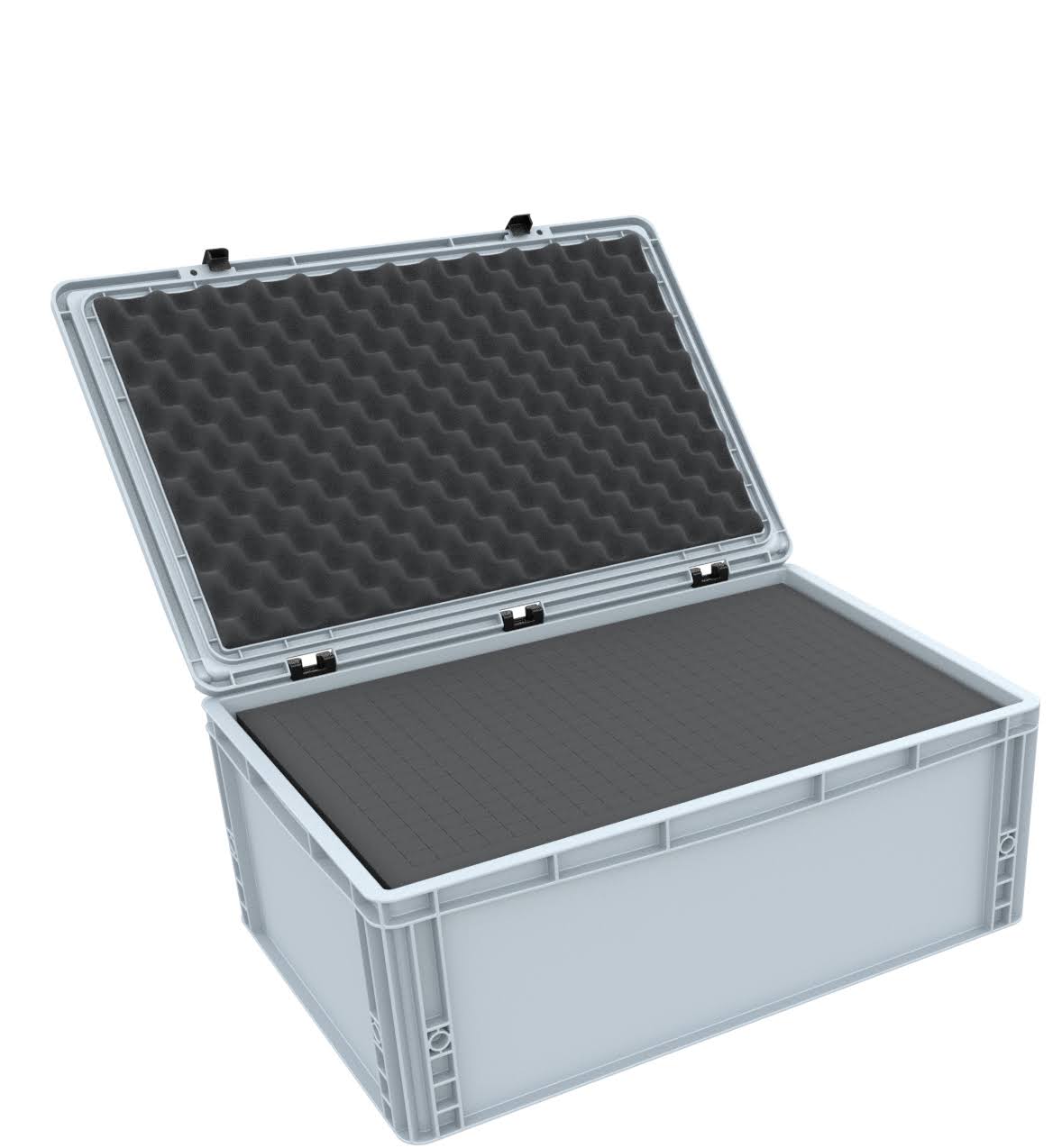 Eurocontainer Case 600 x 400 x 235 mm with Pick and Pluck Foam W676