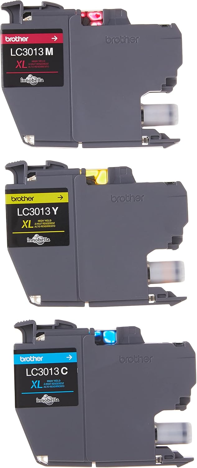 3-Pack High Yield Color Ink Cartridges, Magenta and Yellow, LC3013 Ink Yellow W2501