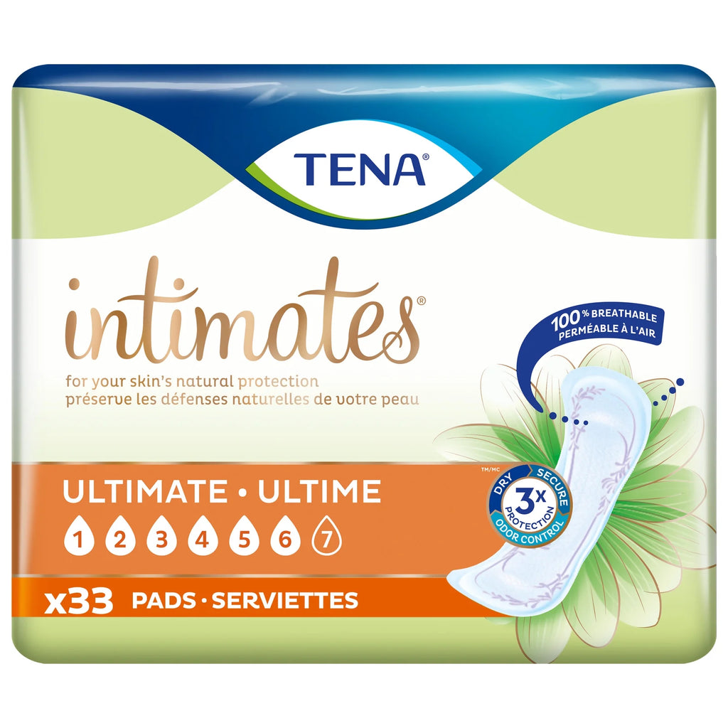 Tena Intimates Ultimate Incontinence Pad, 2 Pc/ 33 Ea W395