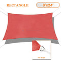 Beige Rectangle Sun Shade Sail Canopy L7901