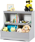 White 4-Cubby Kids Bookcase with Footboard X361