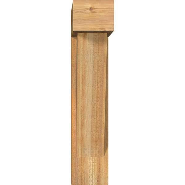 Traditional Block Rough Sawn Bracket D5346