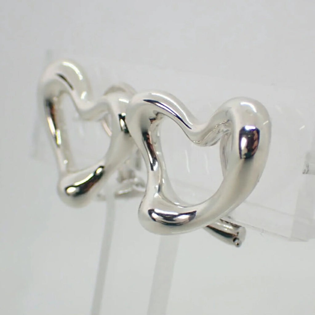 925 Open Heart Earrings O229112