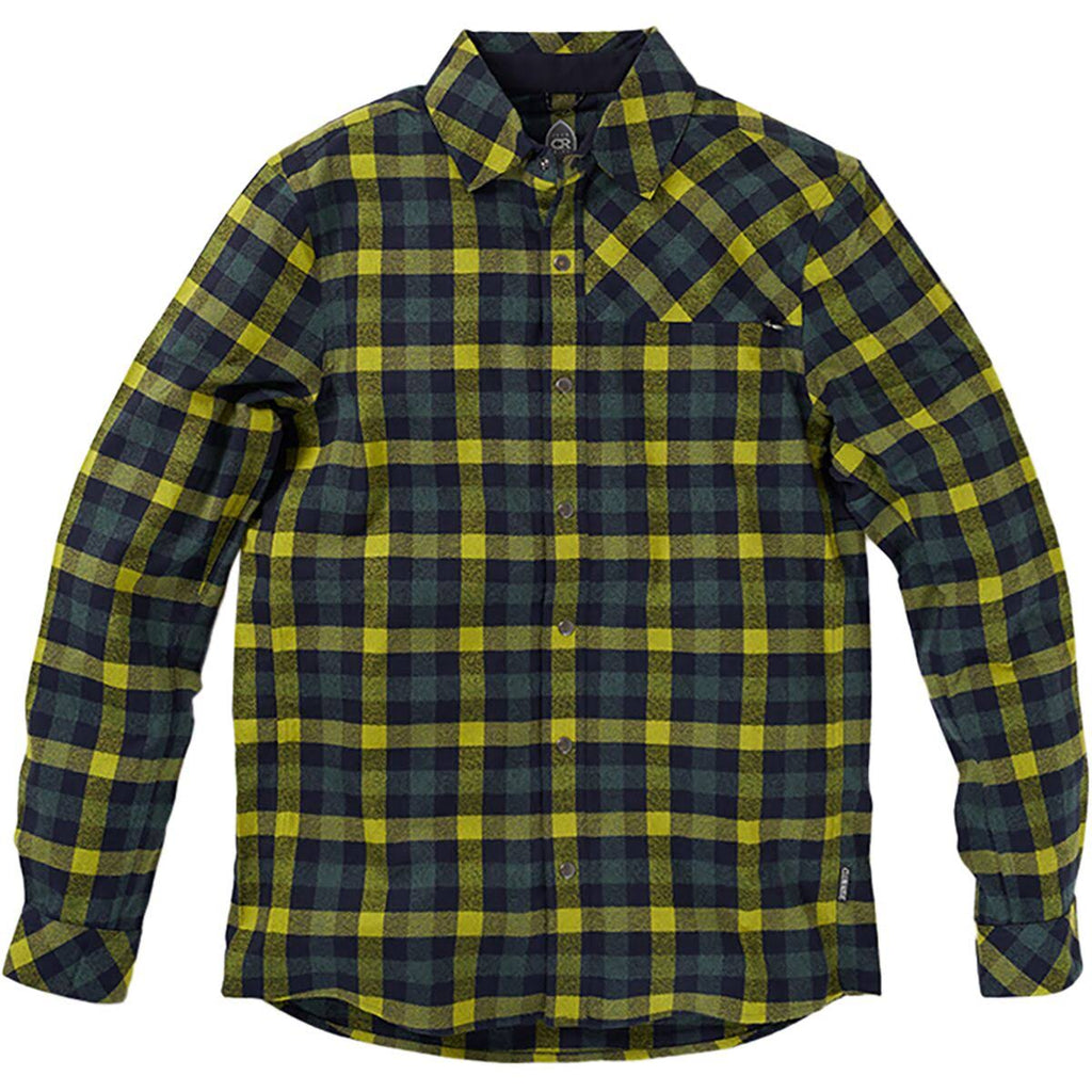 Lime Flannel Shirt V3416