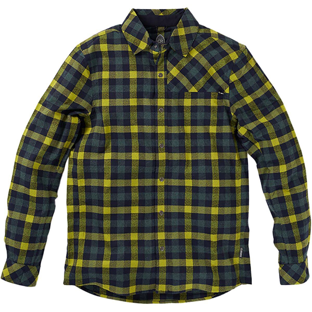 Lime Flannel Shirt V3416