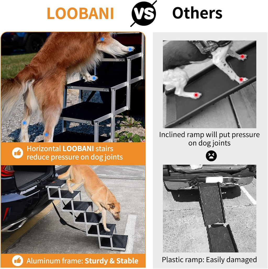 Folding Dog Ramp with Nonslip Surface N652