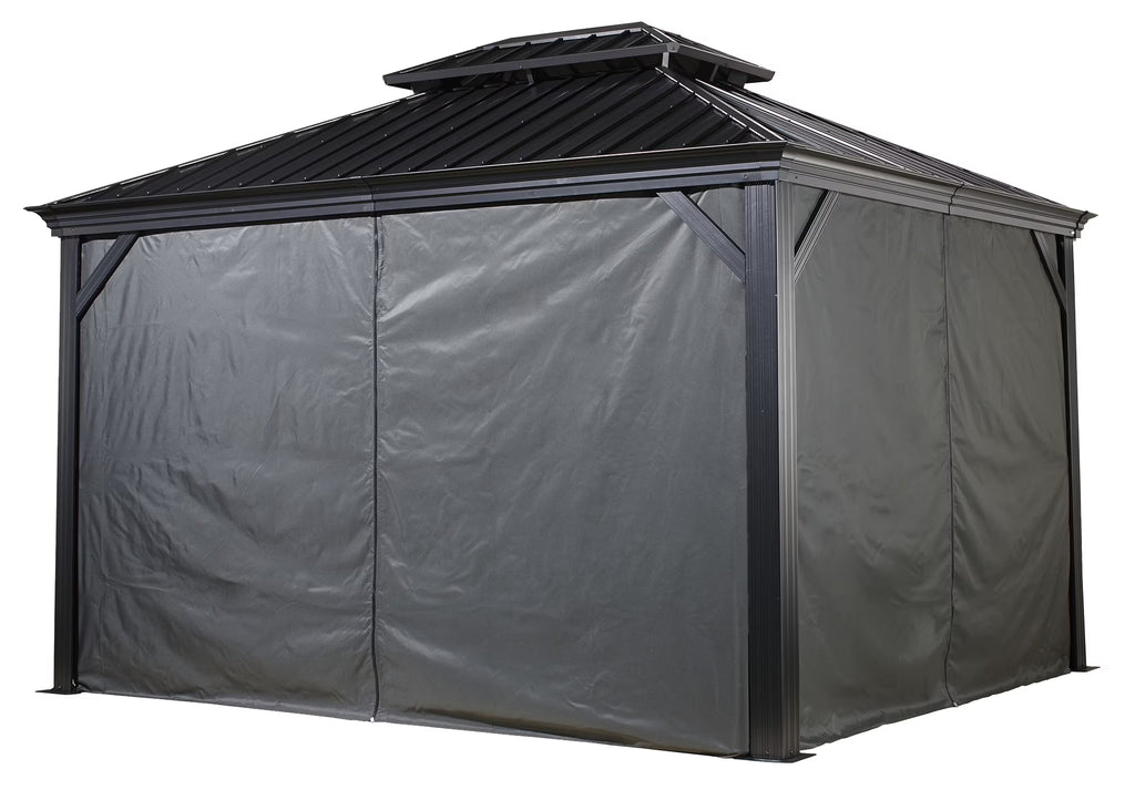 Grey Curtains for Gazebo E926884