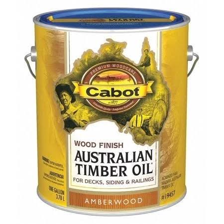Amberwood Flat Exterior Stain for Wood, 1 Gal B561