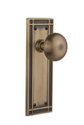 Antique Brass Single Dummy Door Knob K6019