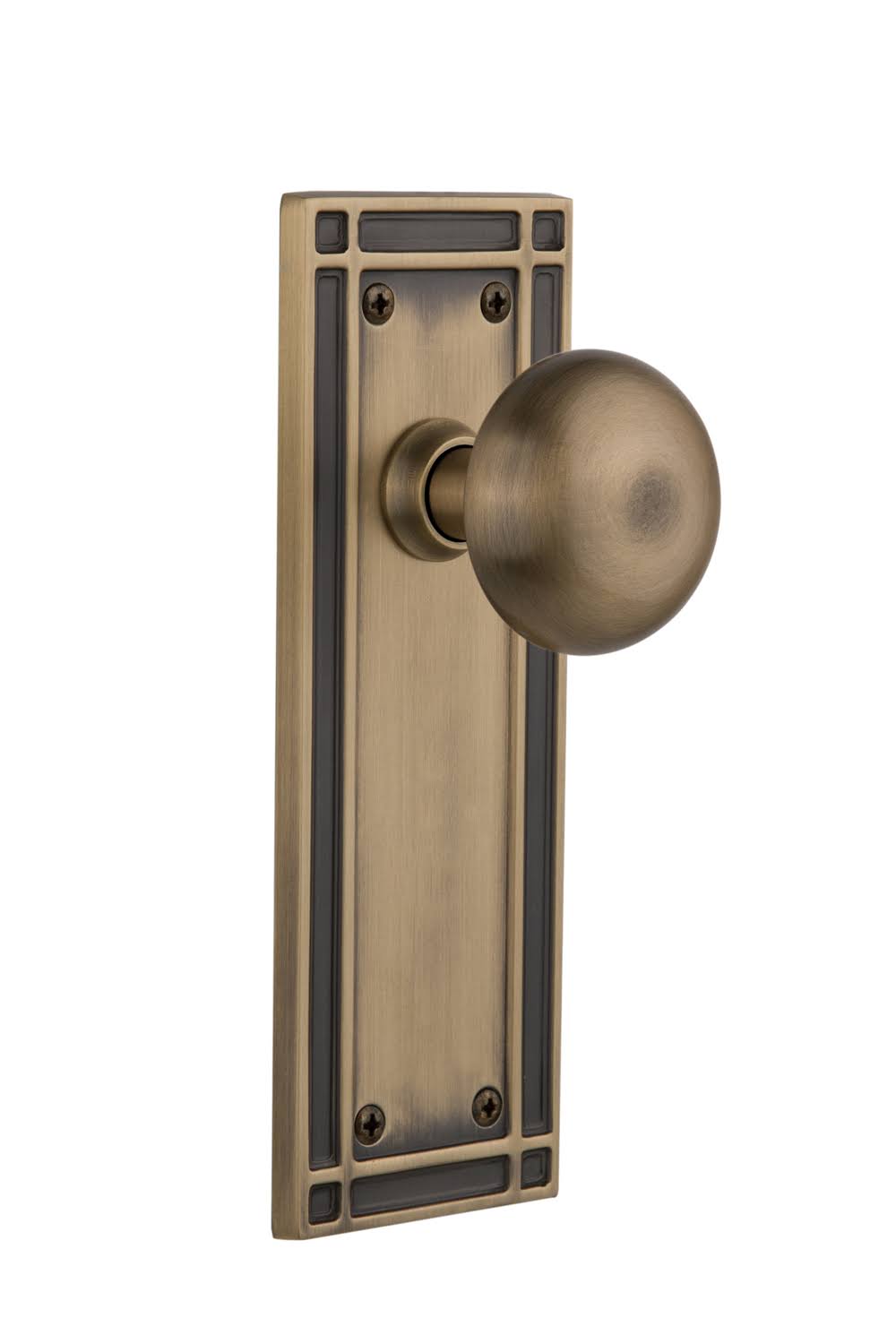 Antique Brass Single Dummy Door Knob K6019
