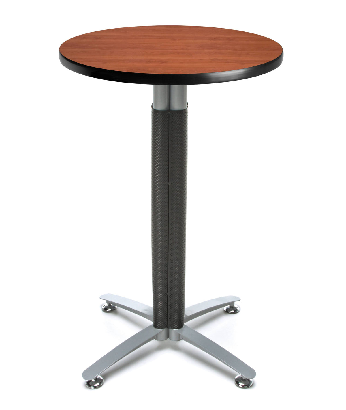 Cherry Round Metal Mesh Base Cafe Table I299843