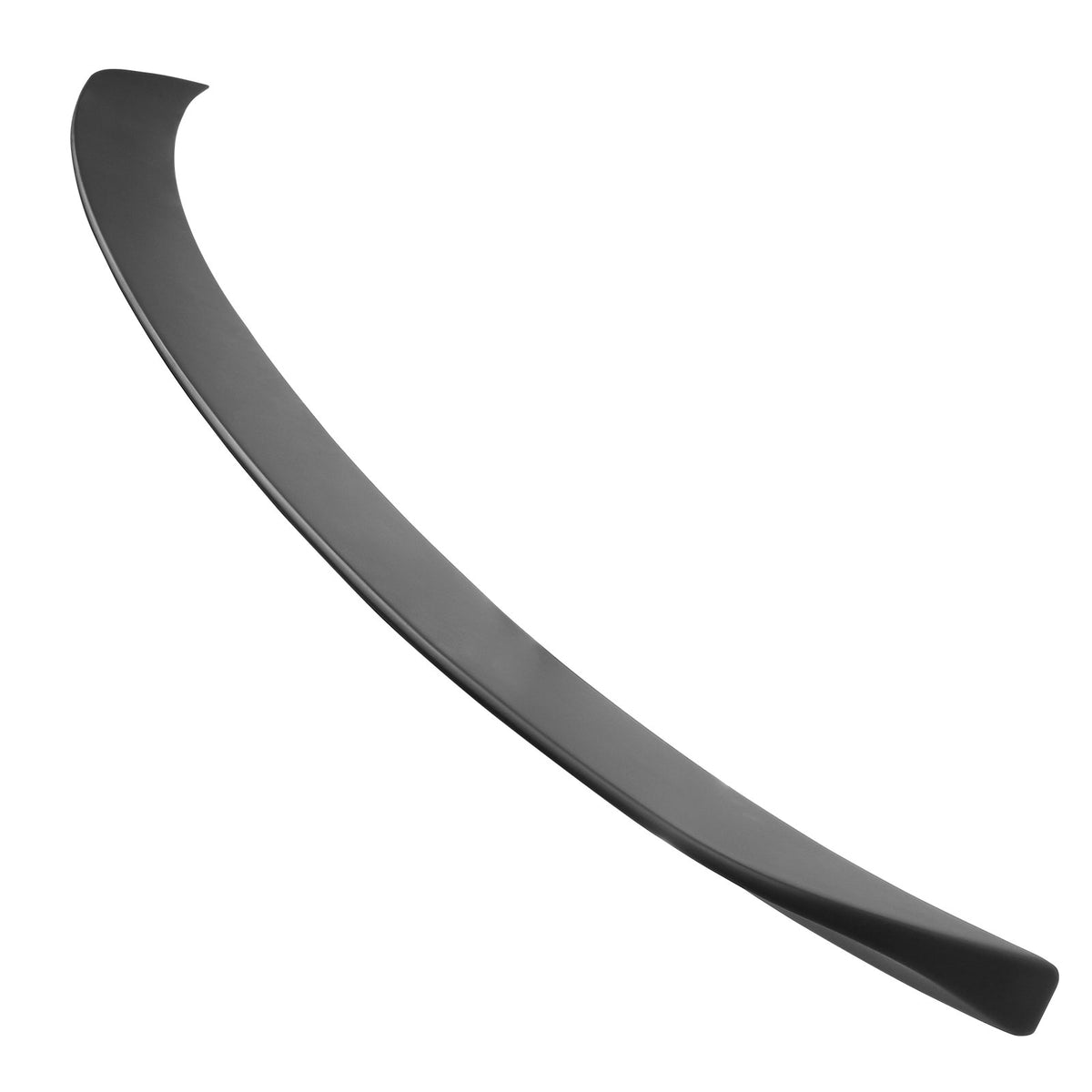 Matte Black ABS Plastic Trunk Spoiler Lip Wing H6410