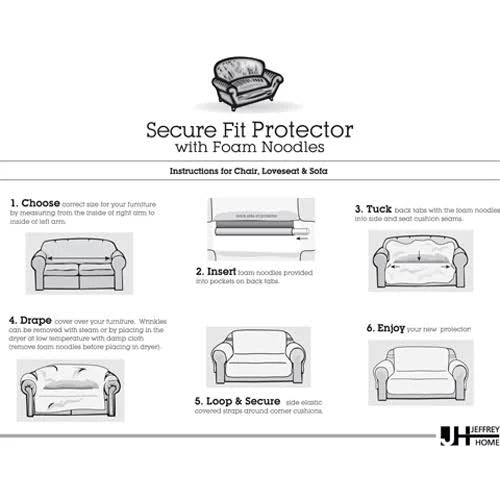 Brown Sofa Protector H5967