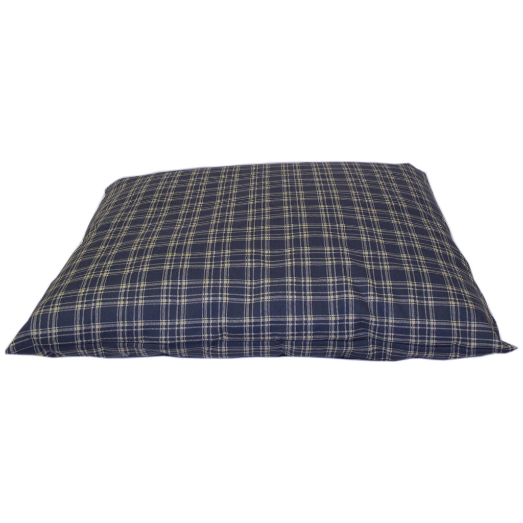 Large Blue Plaid Indoor/Outdoor Pet Bed I16016
