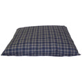 Large Blue Plaid Indoor/Outdoor Pet Bed I16016