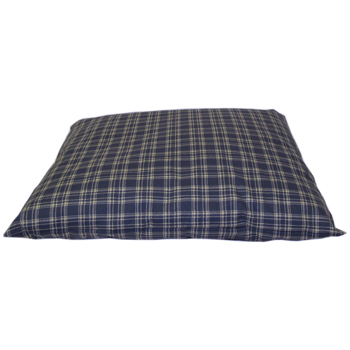 Large Blue Plaid Indoor/Outdoor Pet Bed I16016