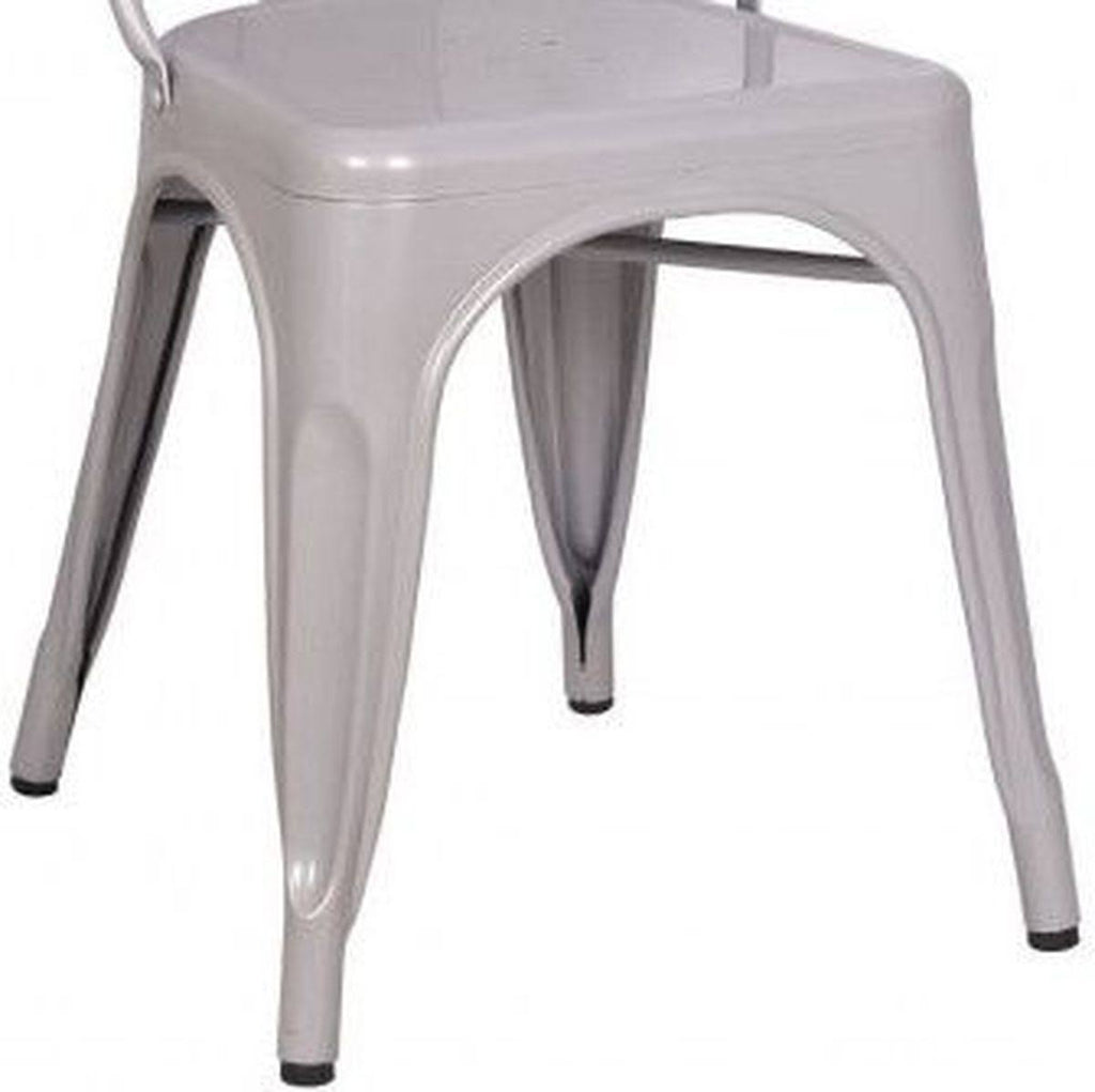 Silver Side Chair Set of 2 C91488