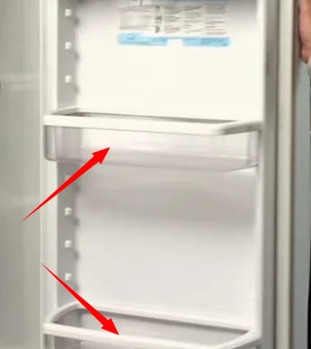 2pcs Refrigerator Door Bin Shelf O6299