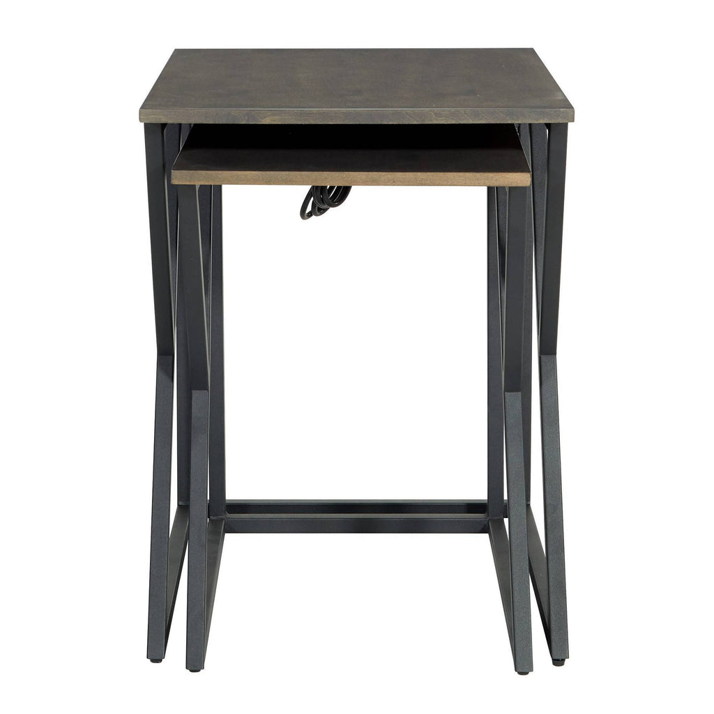 Taupe Grey 2pc Nesting Tables W435641