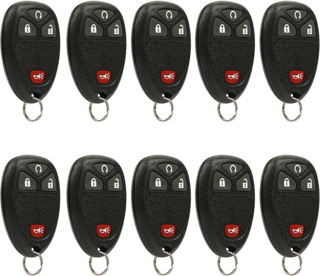 Bulk Lot of 10 Pack of 2 Keyless Entry Remote C9507