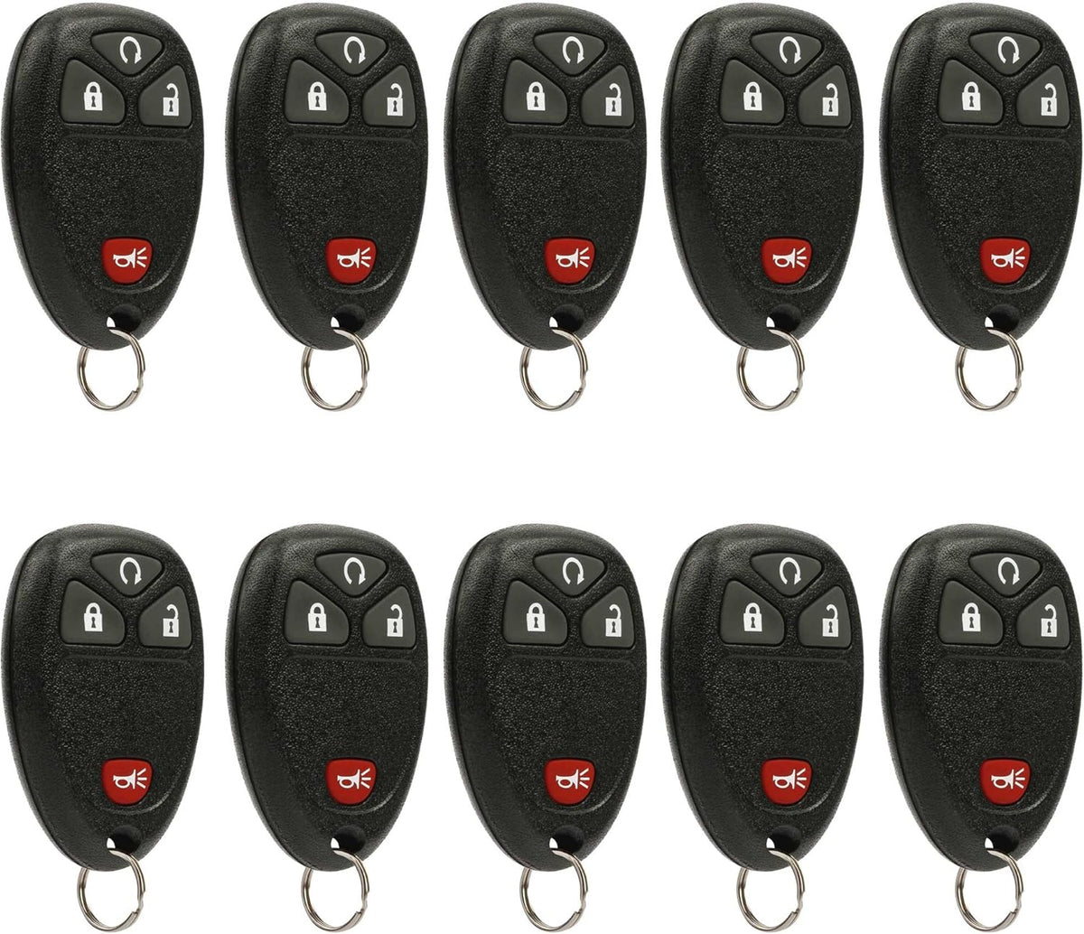 Bulk Lot of 10 Pack of 2 Keyless Entry Remote C9507