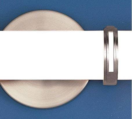 2 Light Bath Bracket, Satin Nickel P415417