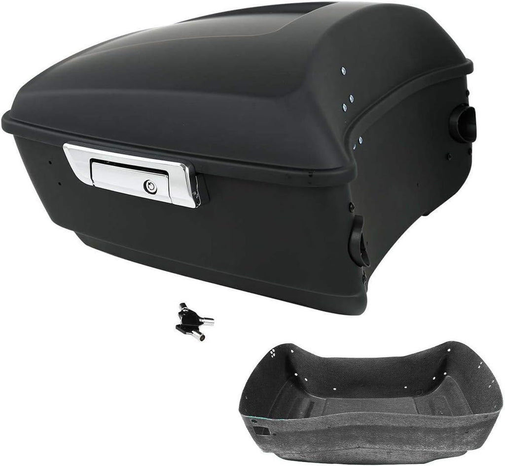 King Tour Pack Trunk with Carpet Liner Chrome Latch E34041